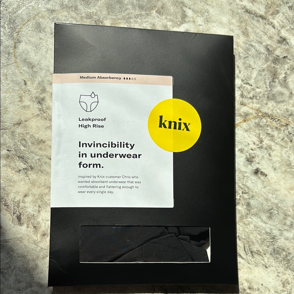 Knix Black Briefs Underwear
